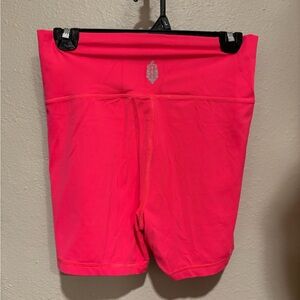 Free People Movement Hot Pink Biker Shorts